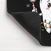 Dentist Christmas Teeth Xmas Lights Funny Dental S マウスパッド (コーナー)