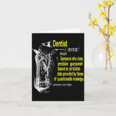 Dentist definition dental assistant dental カード (黄色い花)