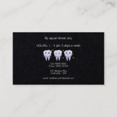 Dentist Dental Hygienist Cleaner 名刺 (裏面)