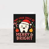 Dentist Merry Christmas May Your Smile Be Merry An カード (正面)