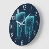 Dentist office  ラージ壁時計 (傾斜)