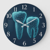 Dentist office  ラージ壁時計 (正面)