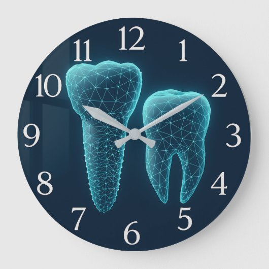 Dentist office  ラージ壁時計 (正面)