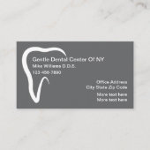 Dentist Office Appointment Business Card Template 名刺 (正面)