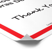 Dentist Office Missed Appointment Wall Sign ポスター (角)