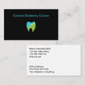Dentist Office Modern Tooth Graphic 名刺 (正面/裏面)