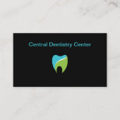 Dentist Office Modern Tooth Graphic 名刺 (正面)