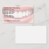 Dentist Office Smile Theme Business Cards 名刺 (正面/裏面)