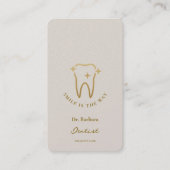 Dentist Orthodontist Dental Aesthetic Sand 名刺 (正面)