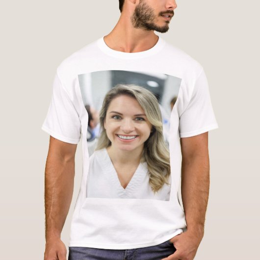 Dentist Photo Customize Personalize Tシャツ (正面)