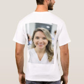 Dentist Photo Customize Personalize Tシャツ (裏面)