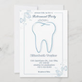 Dentist retirement invitation -Thank You Dentist 招待状 (正面)