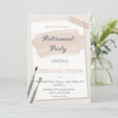 Dentist retirement invitation -Thank You Dentist 招待状 (スタンド正面)