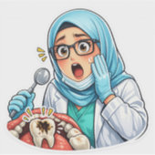 Dentist Smile Sticker シール (正面)