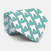 Dentist Tie with Tooth Pattern ネクタイ (ロール)