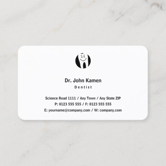 Dentist | Tooth 名刺 (正面)