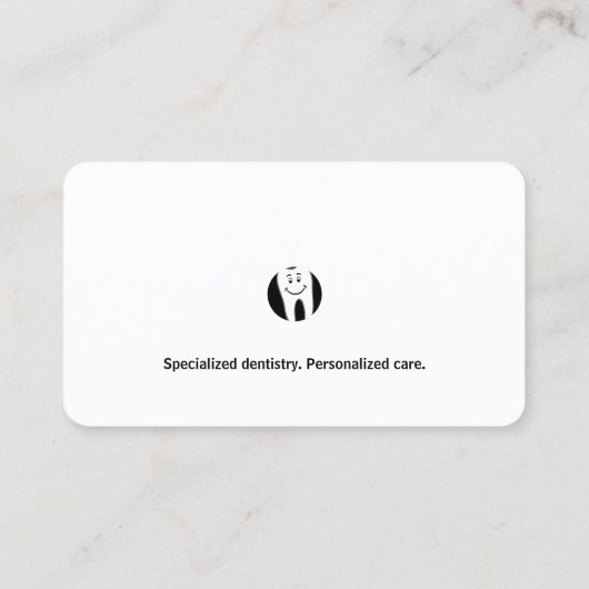 Dentist | Tooth 名刺 (裏面)