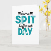 Dentist Tooth Profession Dental Technician Dental カード (黄色い花)