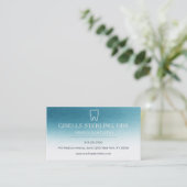 Dentist Watercolor Tooth Appointment Reminder 予約カード (スタンド正面)