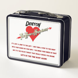 Denton Home of Happiness / Time Warp メタルランチボックス