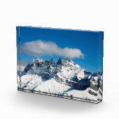 Dents du Midi Switzerlandホリデーカードポスター フォトブロック (右)