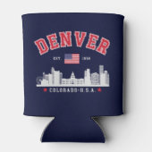 Denver City Horizon Graphic 缶クーラー (裏面)