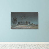 Denver, CO – バッファロー・ビルの墓のビュー キャンバスプリント (インサイチュ (ウッドフロア))