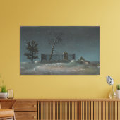 Denver, CO – バッファロー・ビルの墓のビュー キャンバスプリント (インサイチュ (リビング))