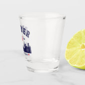 Denver CO Skyline Souvenir Design ショットグラス (右)