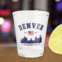 Denver CO Skyline Souvenir Design
