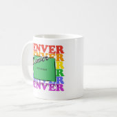 Denver coffee mug  コーヒーマグカップ (正面左)