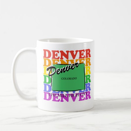 Denver coffee mug  コーヒーマグカップ (左)