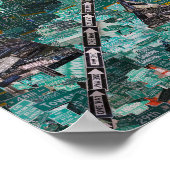 Denver collage 36x24の通り ポスター (角)