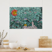 Denver collage 36x24の通り ポスター (キッチン)