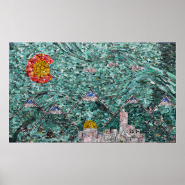 Denver collage FULL SIZEの通り ポスター