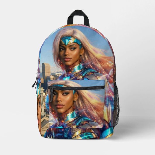 DENVER - COLORADO プリントバックパック (正面)