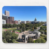 Denver Colorado Downtown Landscape Photo マウスパッド (正面)
