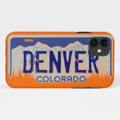 Denver Colorado orange blueライセンスiphone 5ケース Case-Mate iPhoneケース (裏面(横))