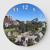 Denver Downtown Capitol Building Civic Park ラージ壁時計 (正面)