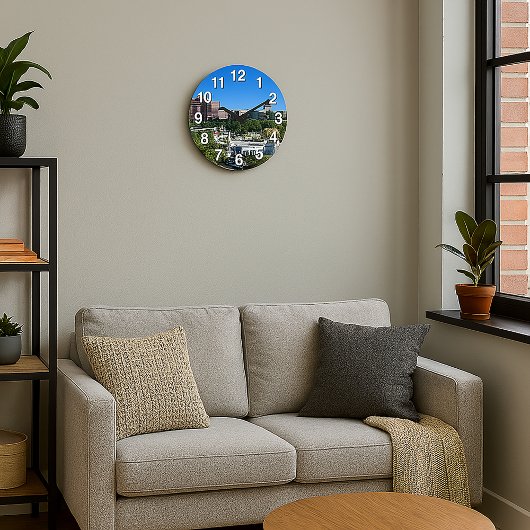 Denver Downtown Capitol Building Civic Park ラージ壁時計