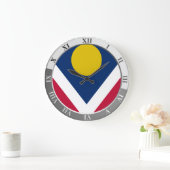 Denver flag Large Clock ラージ壁時計 (ホーム)