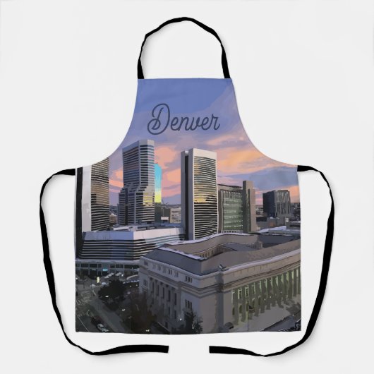 Denver Skyline エプロン (正面)