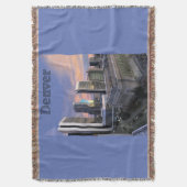 Denver Skyline スローブランケット (正面縦)