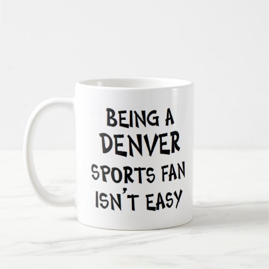 denver sports fan, being コーヒーマグカップ (左)
