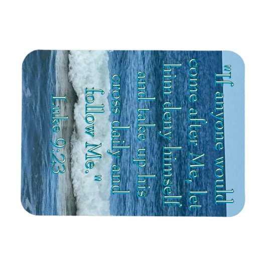 Deny Yourself Flexible Photo Magnet マグネット (横)