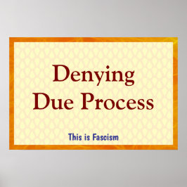 Denying Due Process ポスター