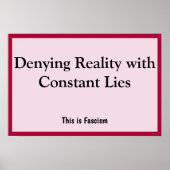Denying Reality ポスター (正面)