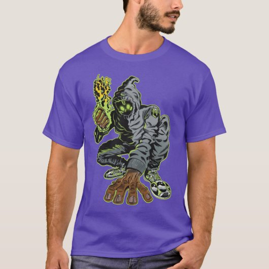 Denzel Curry Unlocked コミック ジョークグッズ Tシャツ (正面)