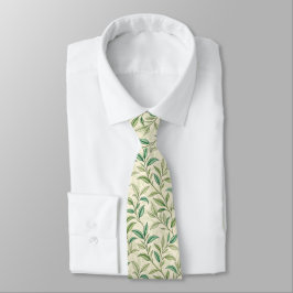 Deorative Tea Leaves Pattern - Neck Tie ネクタイ