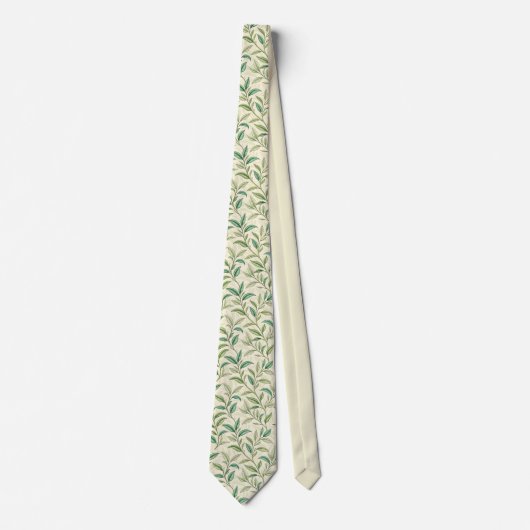 Deorative Tea Leaves Pattern - Neck Tie ネクタイ (正面)